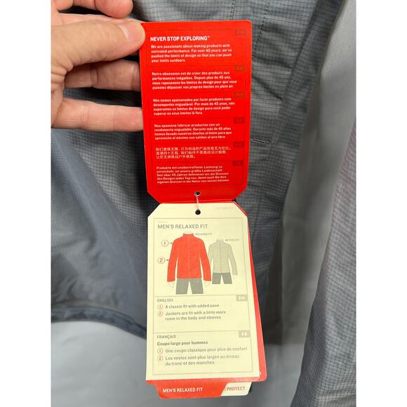The North Face Men's Size Small Venture Outdoor Jacket Gray Heather NWT - Picture 7 of 16